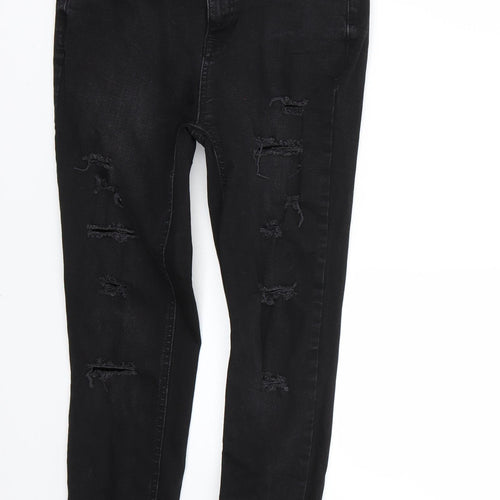 New Look Womens Black   Skinny Jeans Size 10 L23 in