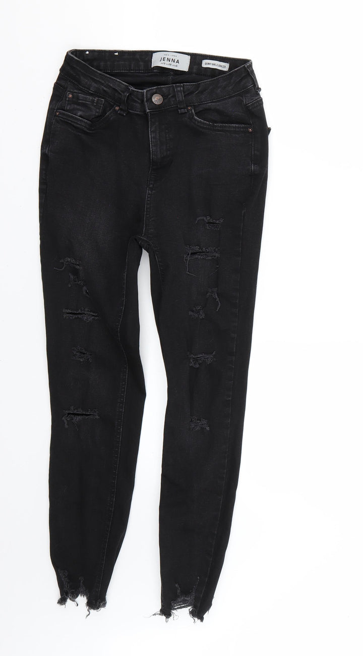 New Look Womens Black Skinny Jeans Size 10 L23 in