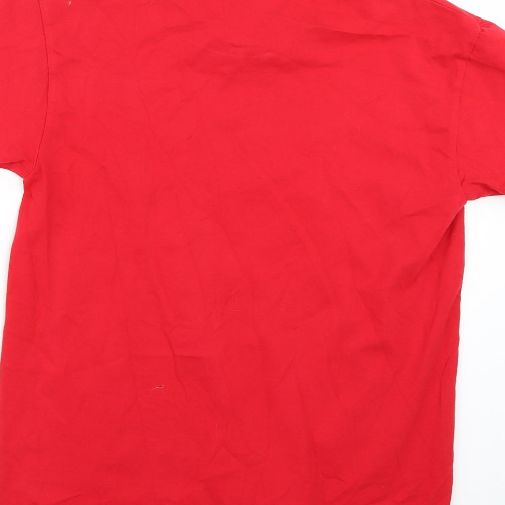 Imperial Mens Red    T-Shirt Size S