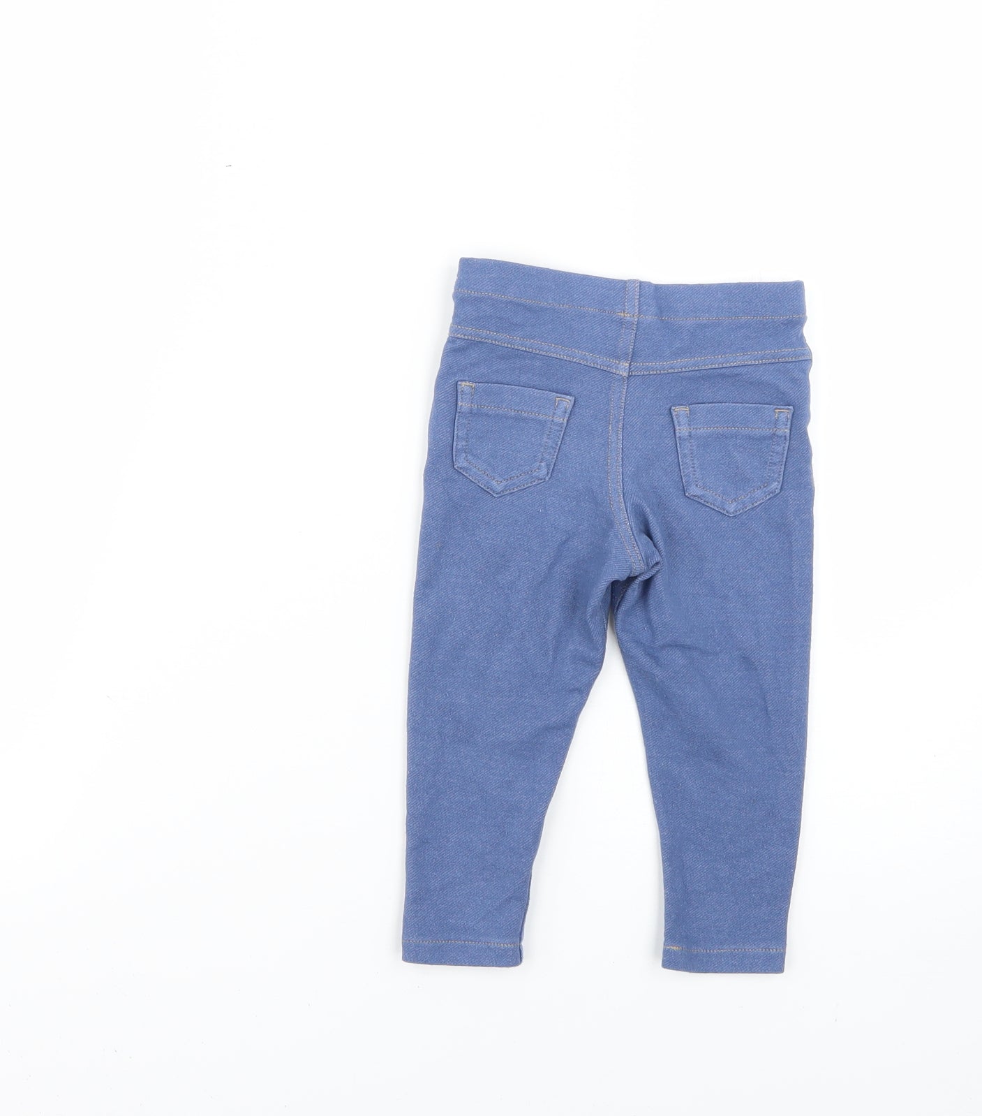 F&F Baby Blue   Cropped Leggings Size 12-18 Months