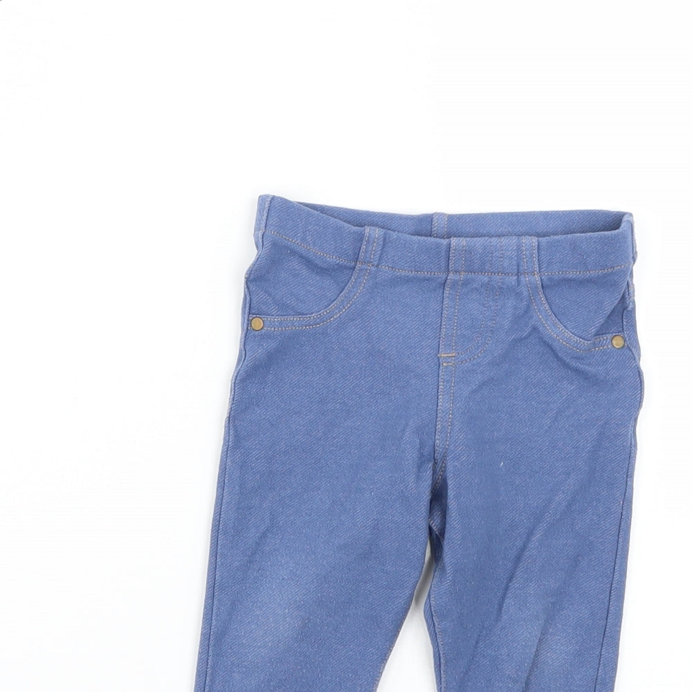 F&F Baby Blue   Cropped Leggings Size 12-18 Months