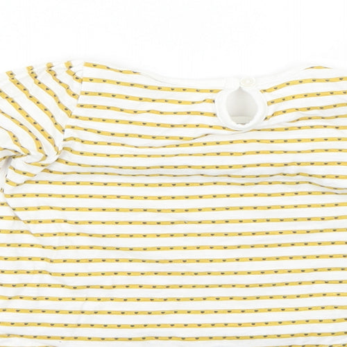 Matalan Baby Yellow Geometric  Basic T-Shirt Size 12-18 Months