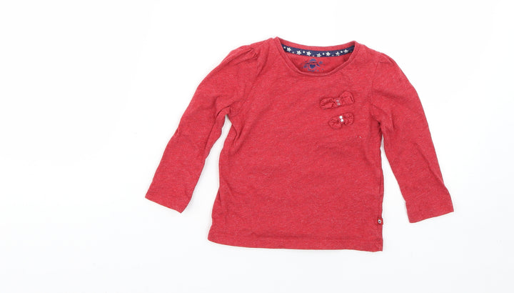 F&F Baby Red Basic T-Shirt Size 12-18 Months