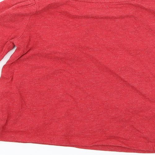 F&F Baby Red   Basic T-Shirt Size 12-18 Months