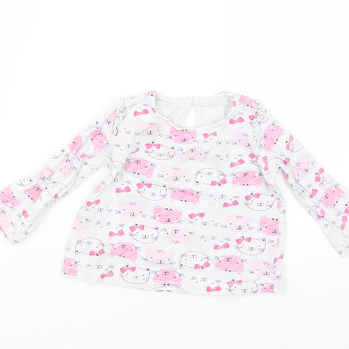 Matalan Baby Multicoloured Geometric  Basic T-Shirt Size 12-18 Months