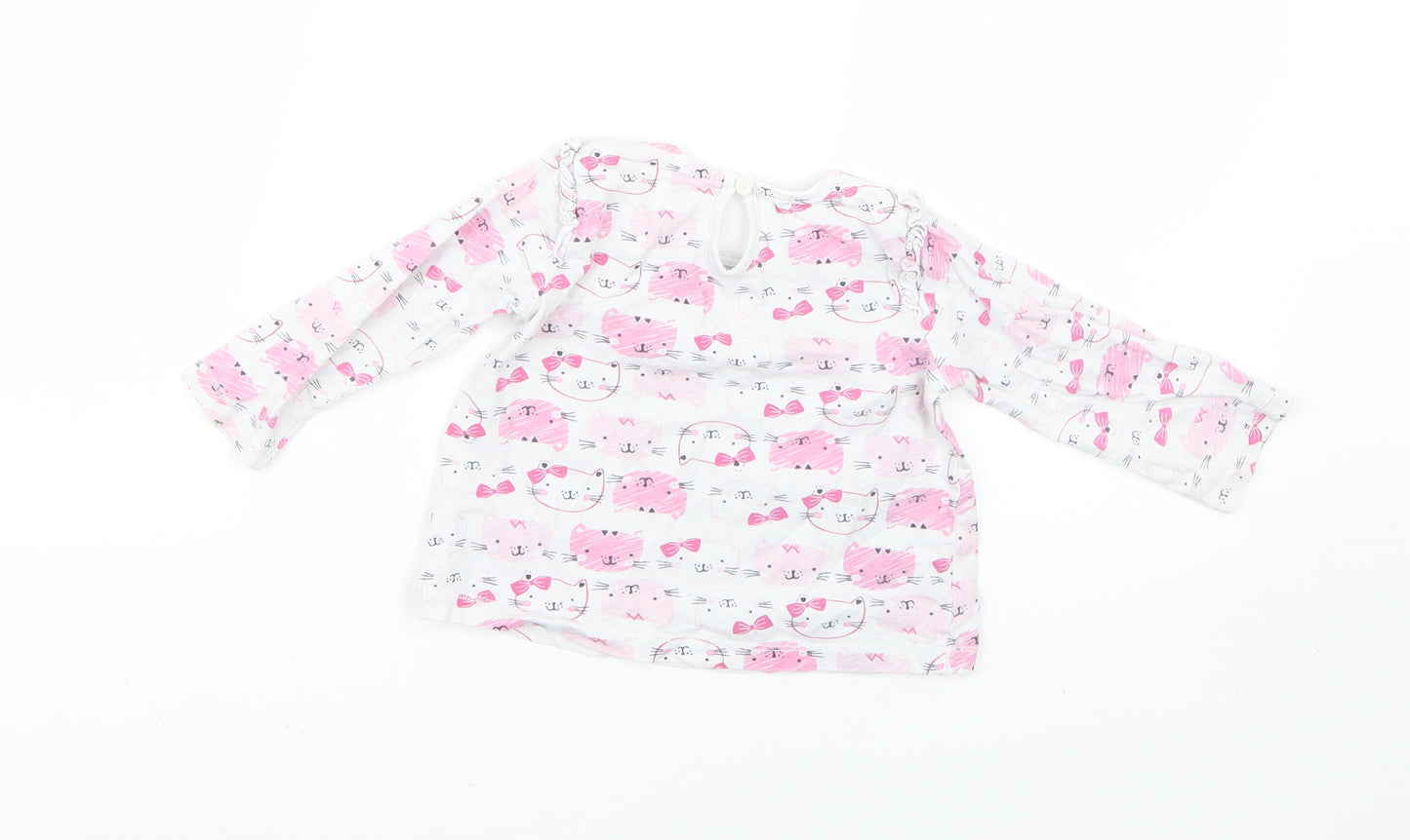 Matalan Baby Multicoloured Geometric  Basic T-Shirt Size 12-18 Months