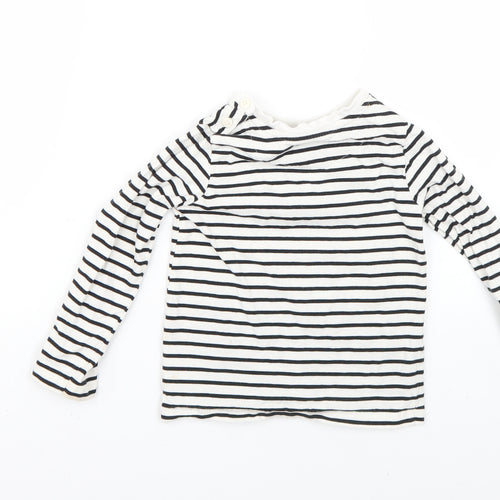 John Lewis Boys Multicoloured Striped  Basic T-Shirt Size 3-4 Years