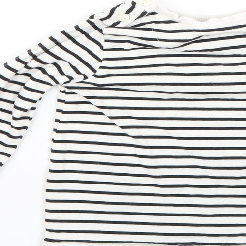 John Lewis Boys Multicoloured Striped  Basic T-Shirt Size 3-4 Years