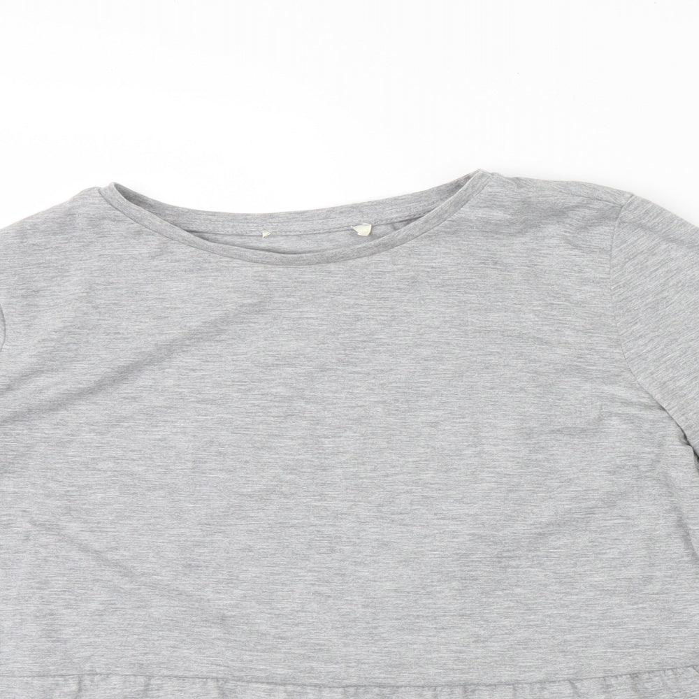 George Womens Grey   Basic Blouse Size 14