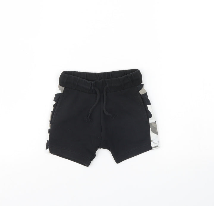 NEXT Baby Black   Cropped Trousers Size 12 Months
