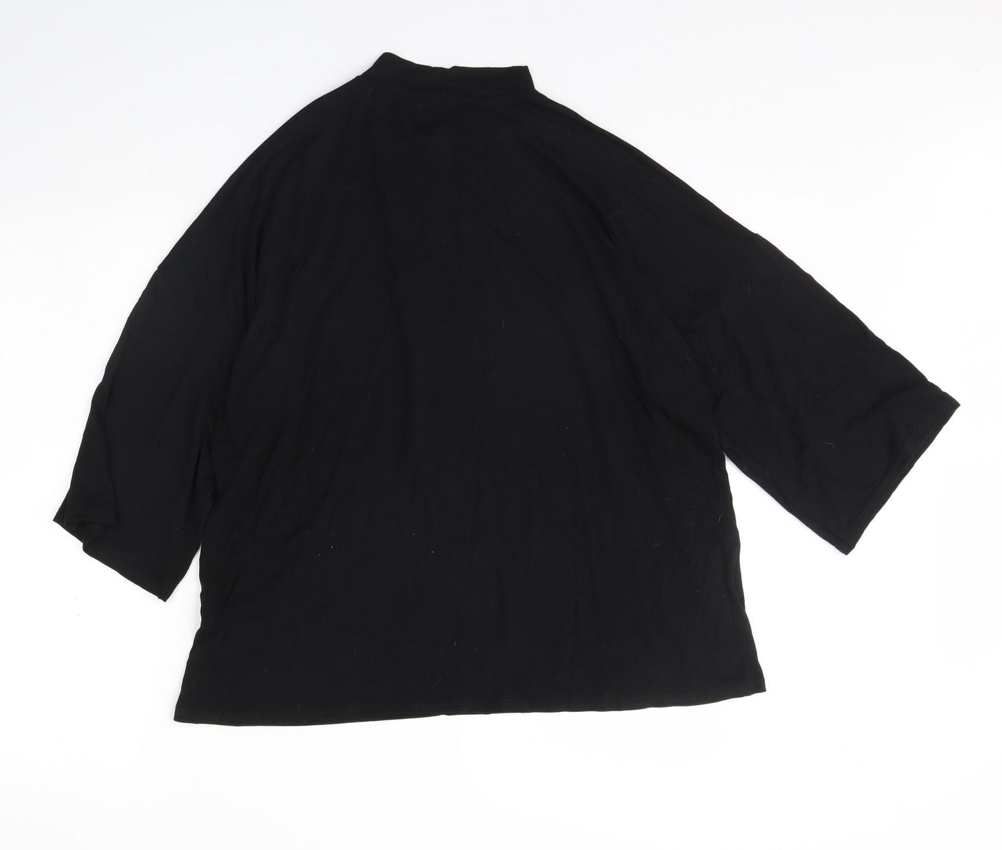 Boohoo Womens Black   Basic Blouse Size 14