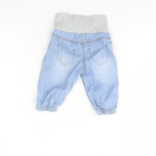 spirit  Baby Blue  Denim Capri Jeans Size 0-3 Months  - 2 months