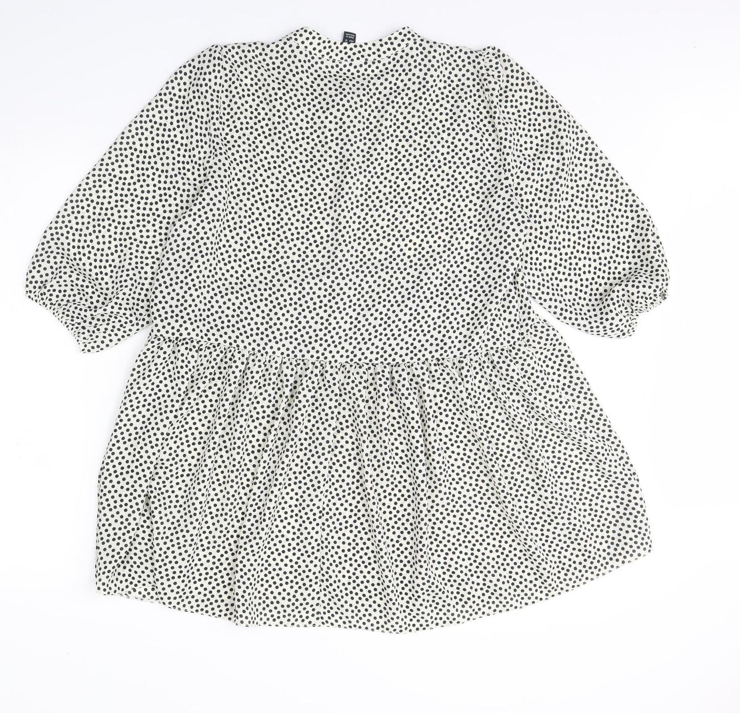 New Look Womens Ivory Polka Dot  Basic Blouse Size 14