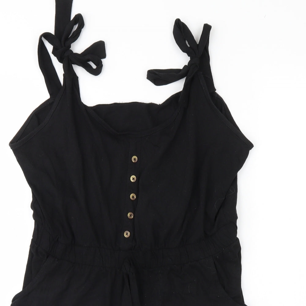 Pep & co Womens Black   Playsuit One-Piece Size 16