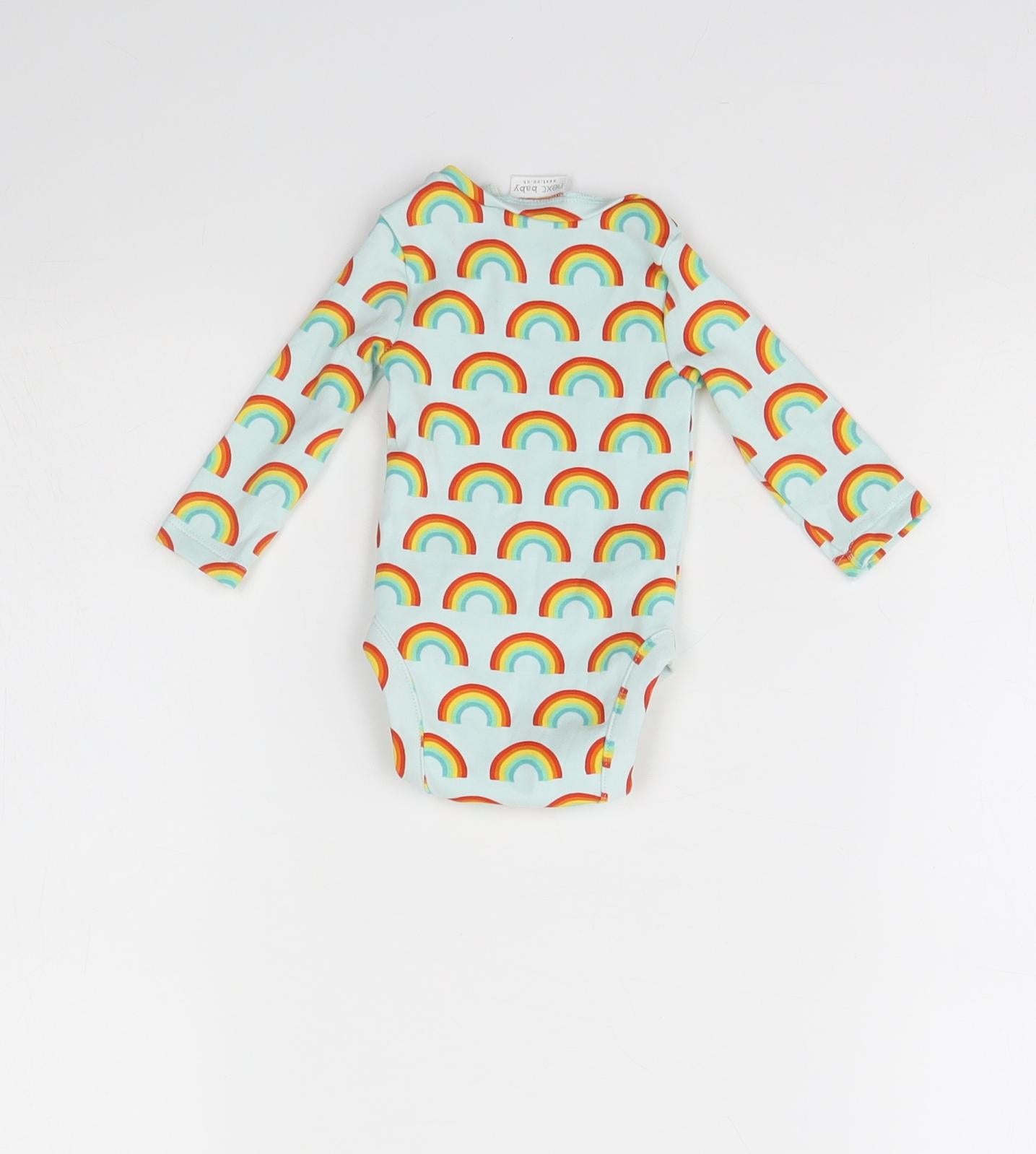 NEXT Baby Blue Spotted  Babygrow One-Piece Size 0-3 Months  - Up to 1 month