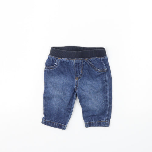 Garanimals Baby Blue  Denim Capri Jeans Size 0-3 Months