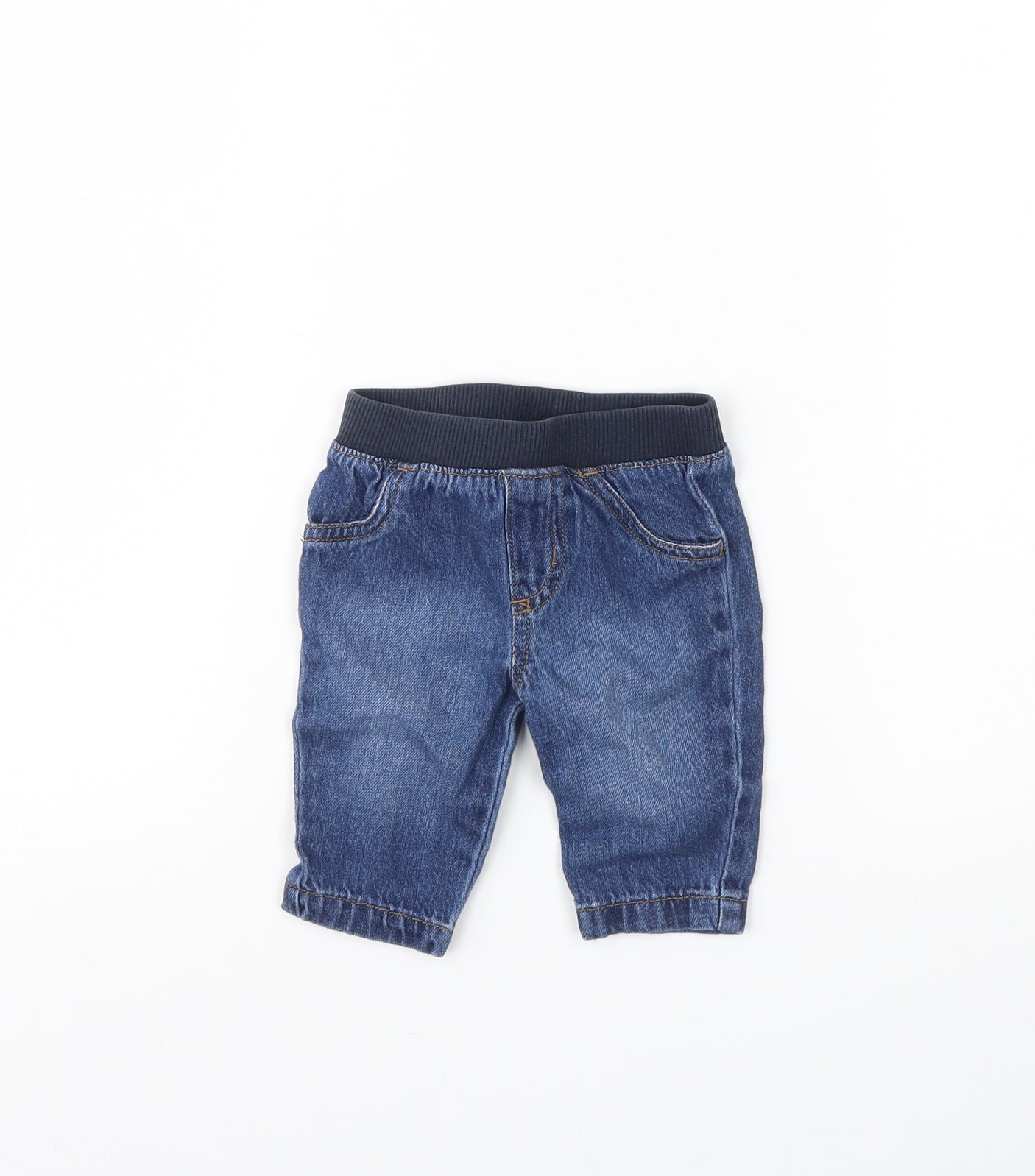 Garanimals Baby Blue  Denim Capri Jeans Size 0-3 Months