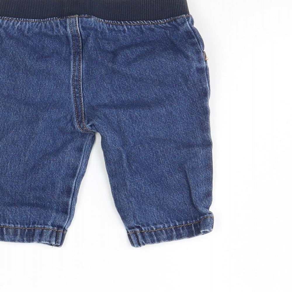 Garanimals Baby Blue  Denim Capri Jeans Size 0-3 Months