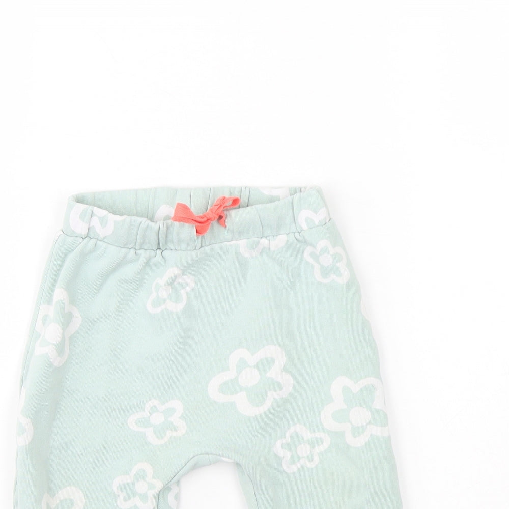 NEXT Baby Green Floral  Jogger Trousers Size 18 Months