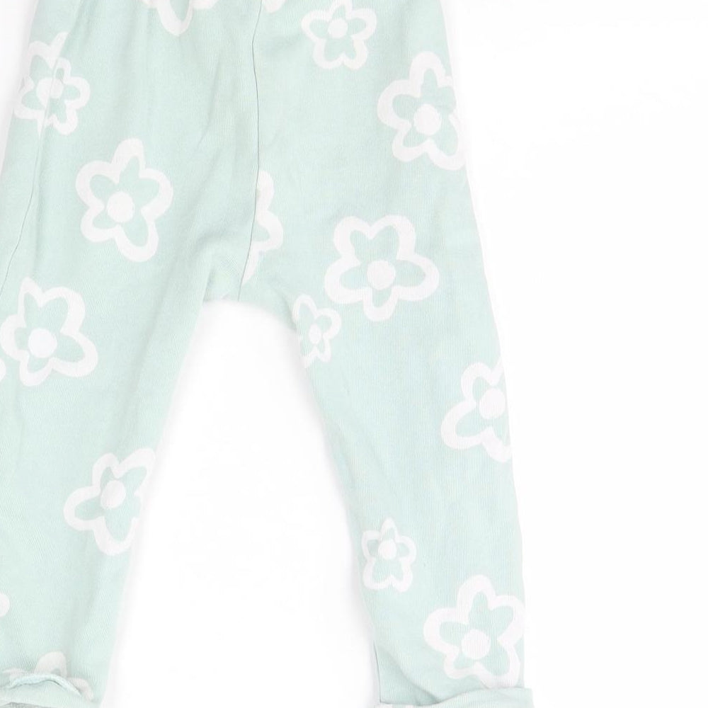 NEXT Baby Green Floral  Jogger Trousers Size 18 Months