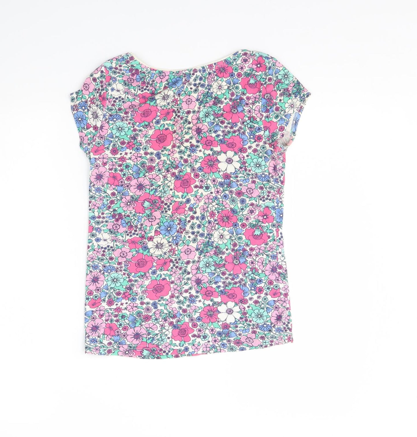 George Womens Multicoloured Floral  Basic T-Shirt Size 10