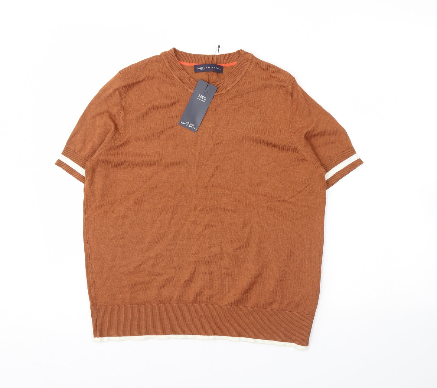 M&ss Womens Brown   Pullover Jumper Size 12