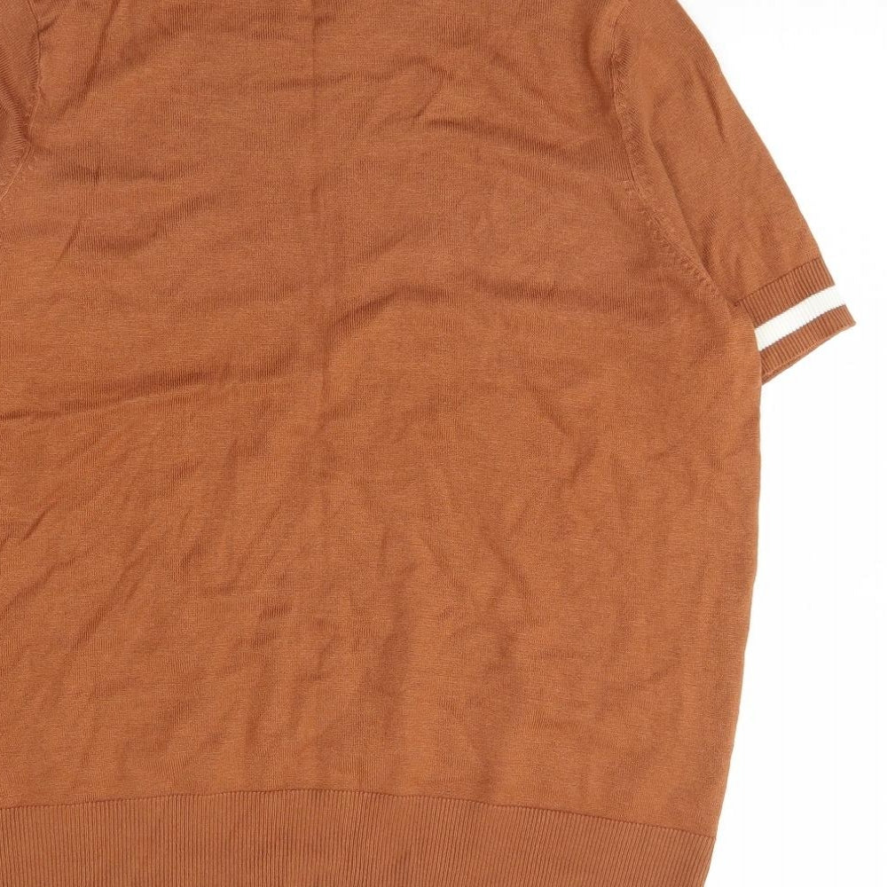 M&ss Womens Brown   Pullover Jumper Size 12