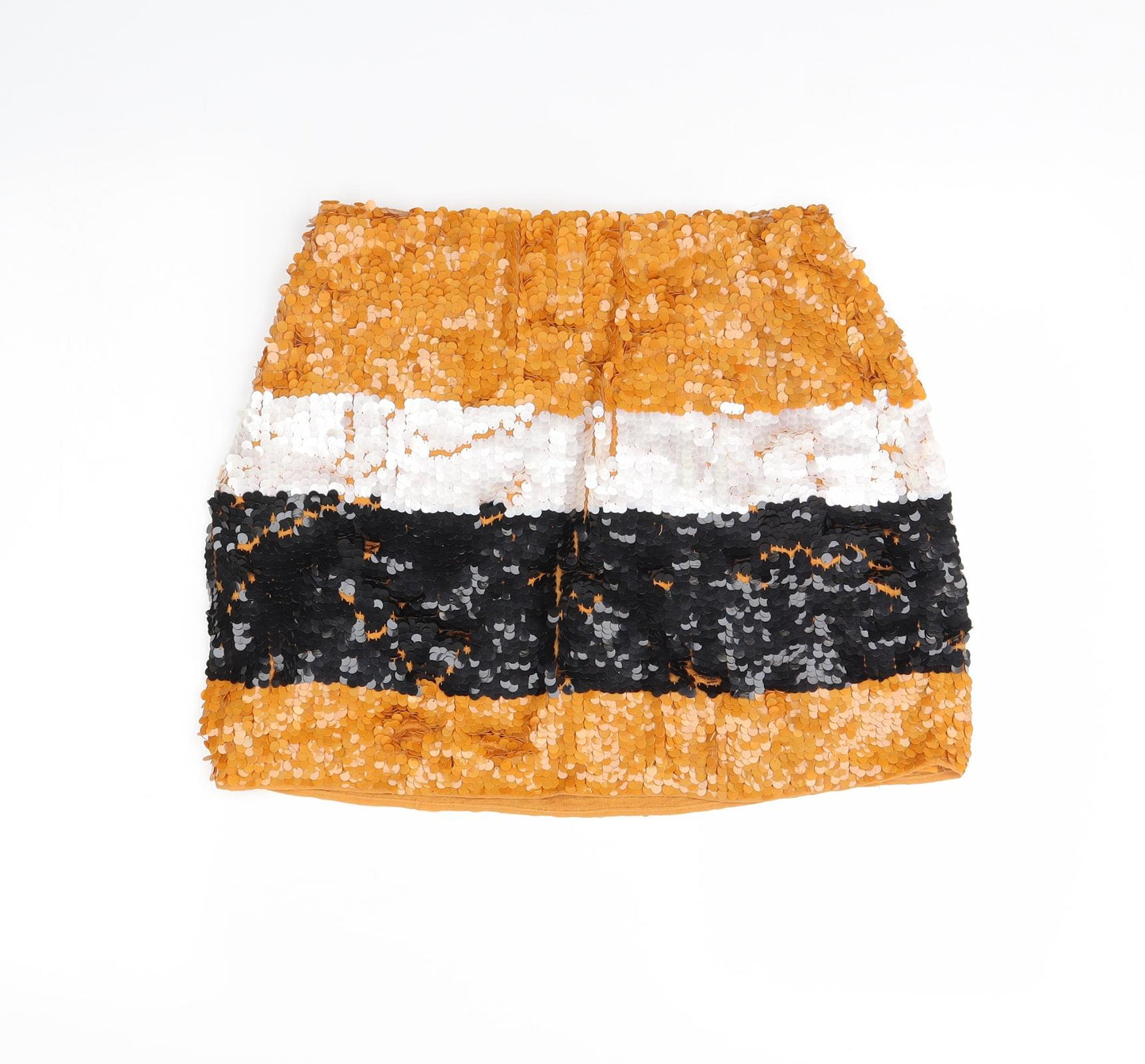 Zara Womens Yellow   Mini Skirt Size M