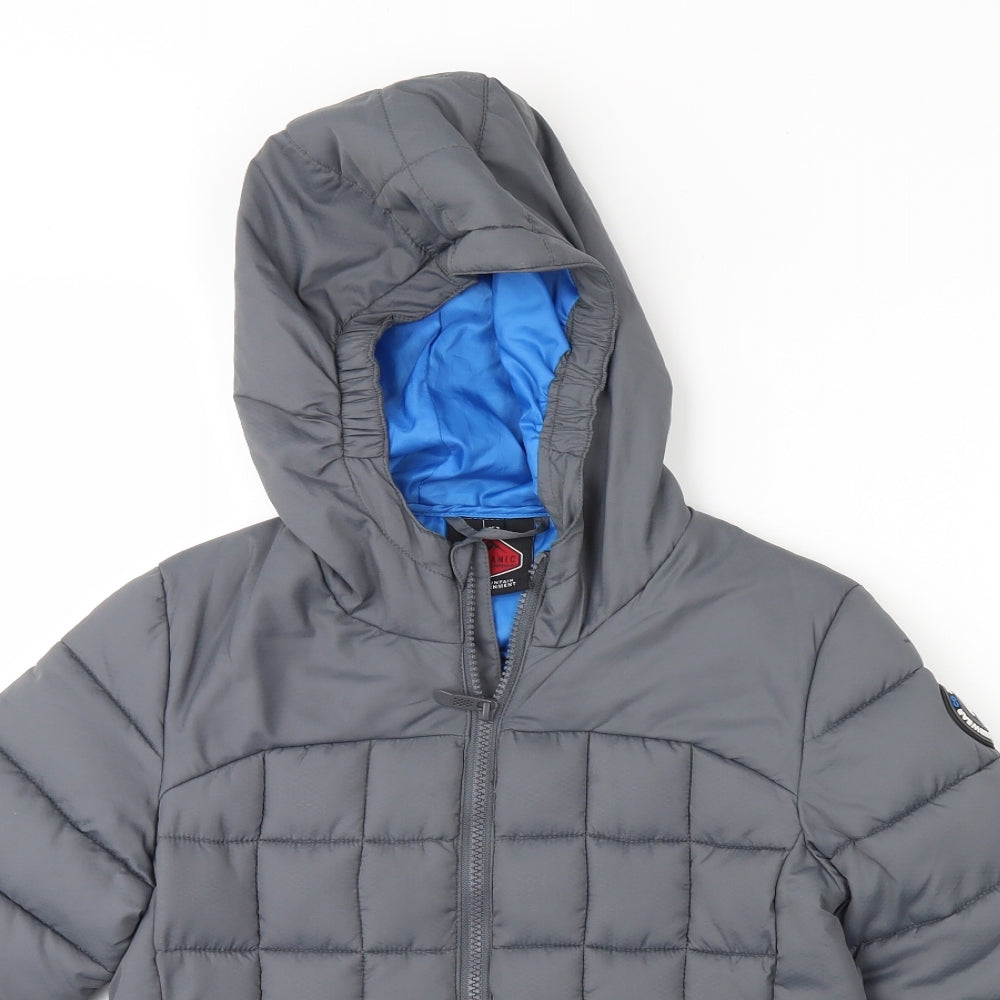 Surfanic Boys Grey   Rain Coat Coat Size 12 Years