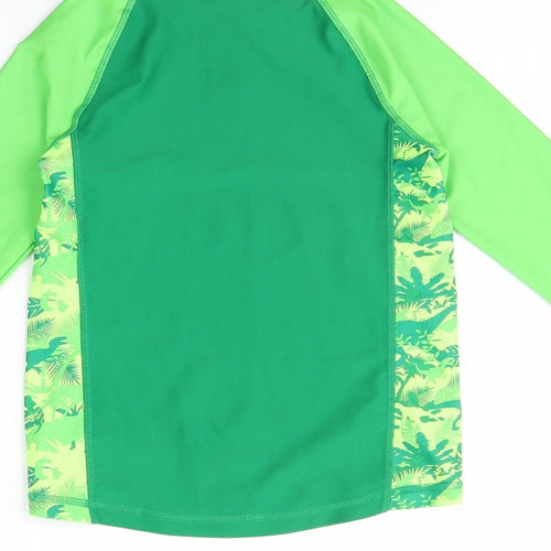 H&M Boys Green   Basic T-Shirt Size 6 Years  - Jurassic Park