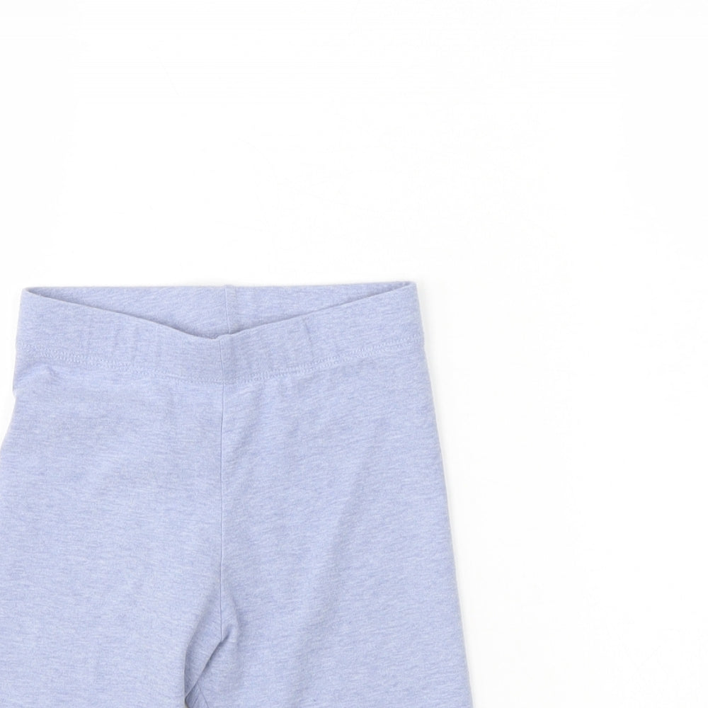 Nutmeg Girls Blue   Compression Shorts Size 6 Years