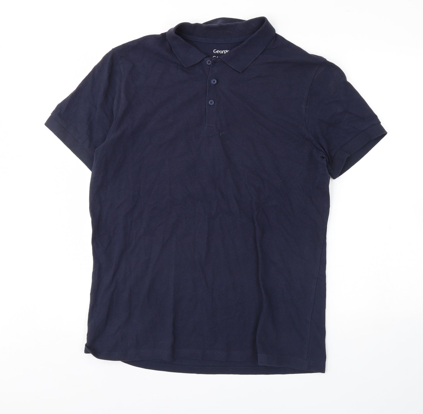 George Mens Blue    Polo Size L