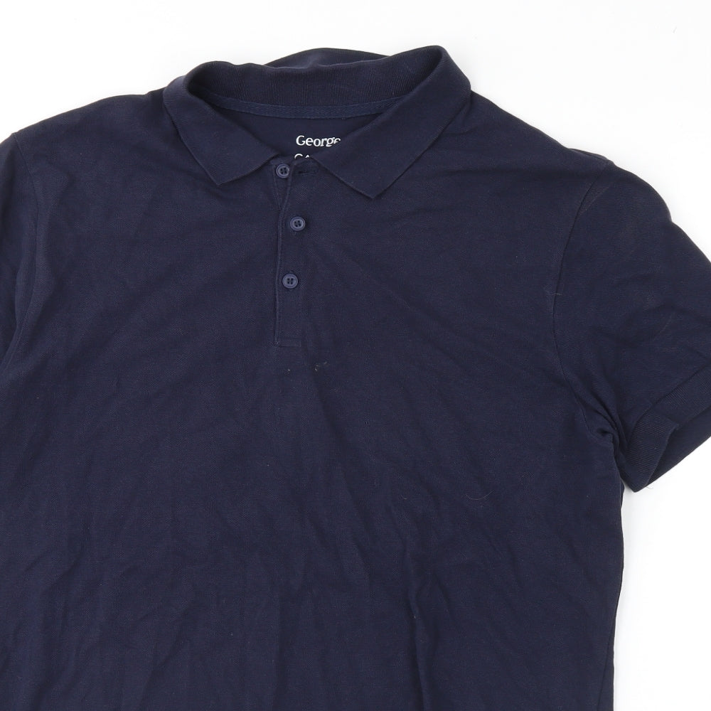 George Mens Blue    Polo Size L