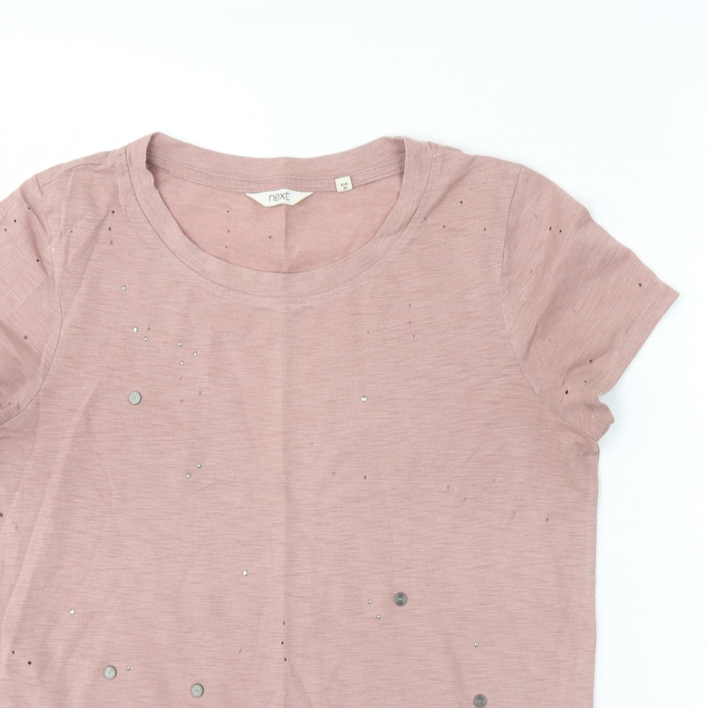 NEXT Womens Pink   Basic T-Shirt Size 8
