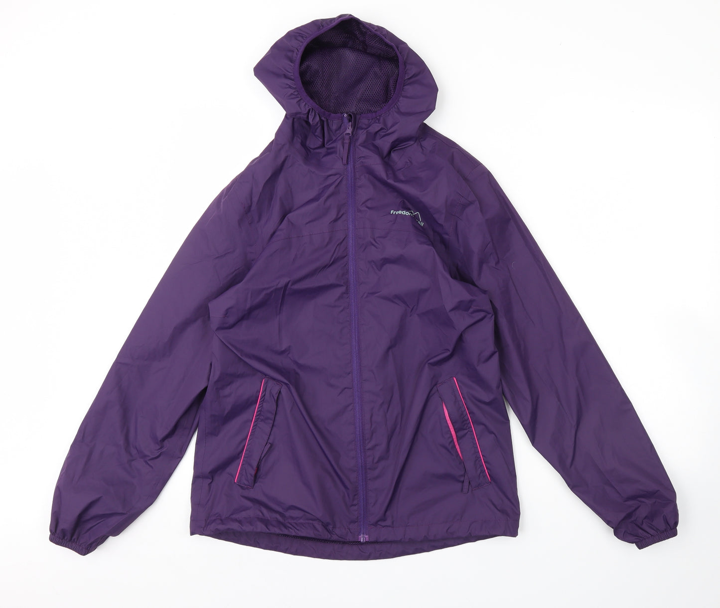Freedom trail Womens Purple   Rain Coat Coat Size 10