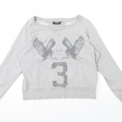 Topshop Womens Grey   Pullover Jumper Size XS