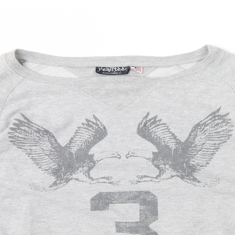 Topshop Womens Grey   Pullover Jumper Size XS