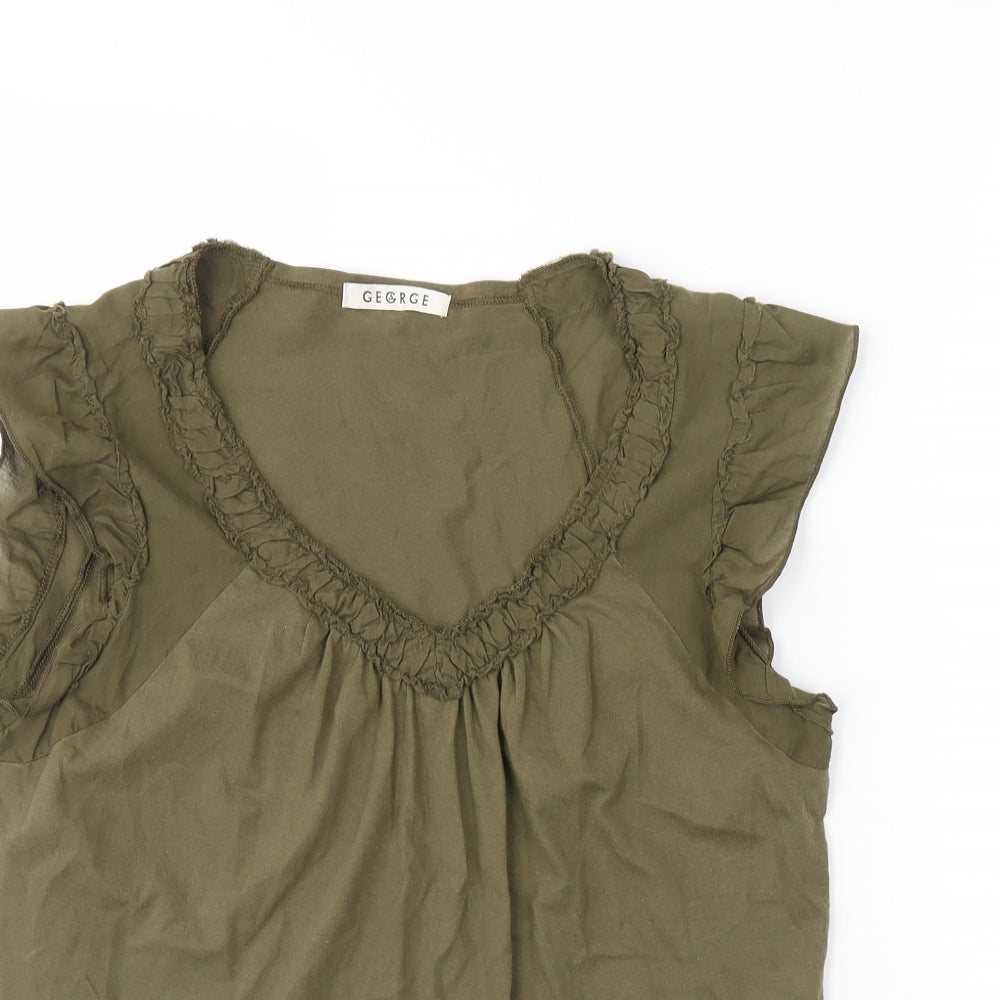 George Womens Green   Basic Tank Size 16