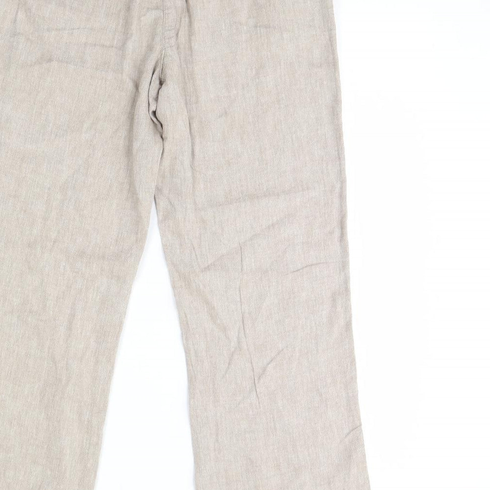 George Womens Beige   Trousers  Size 8 L30 in