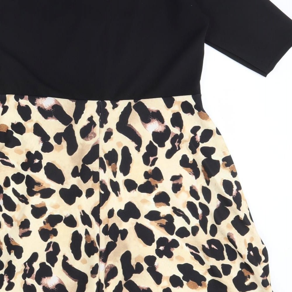 Missfiga Womens Black   Shift  Size 18