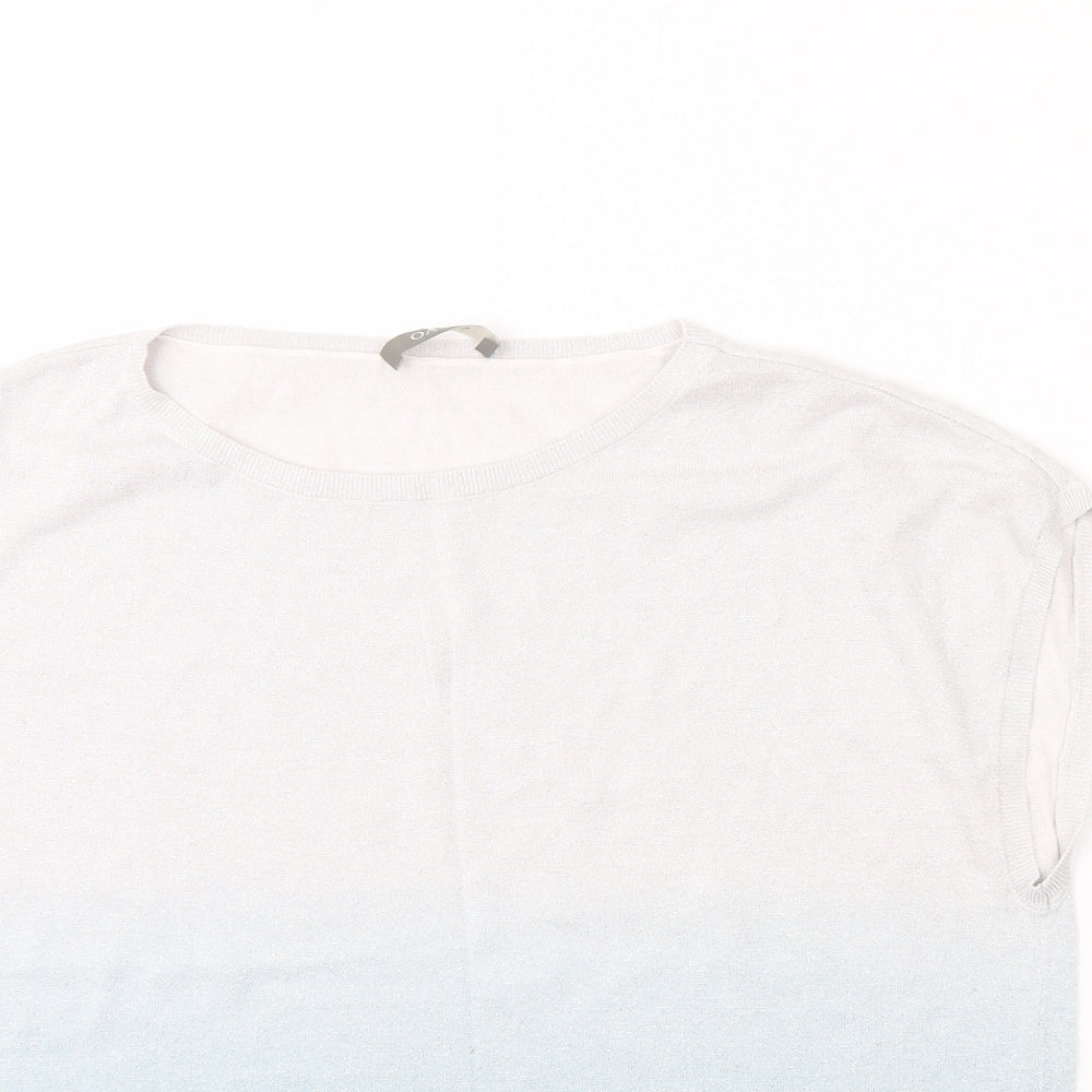 Oasis Womens White   Pullover Jumper Size L