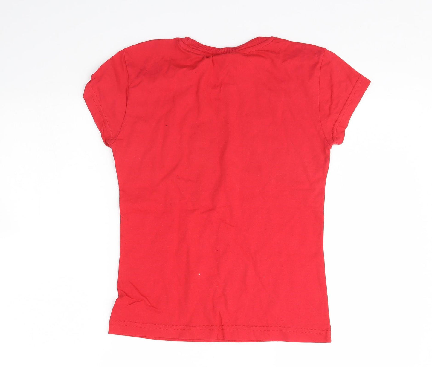 Abercrombie & Fitch Womens Red   Basic T-Shirt Size XL