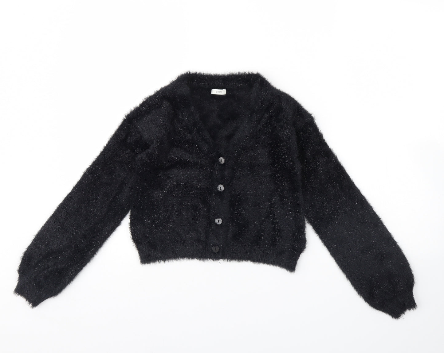 NEXT Girls Black   Cardigan Jumper Size 11 Years