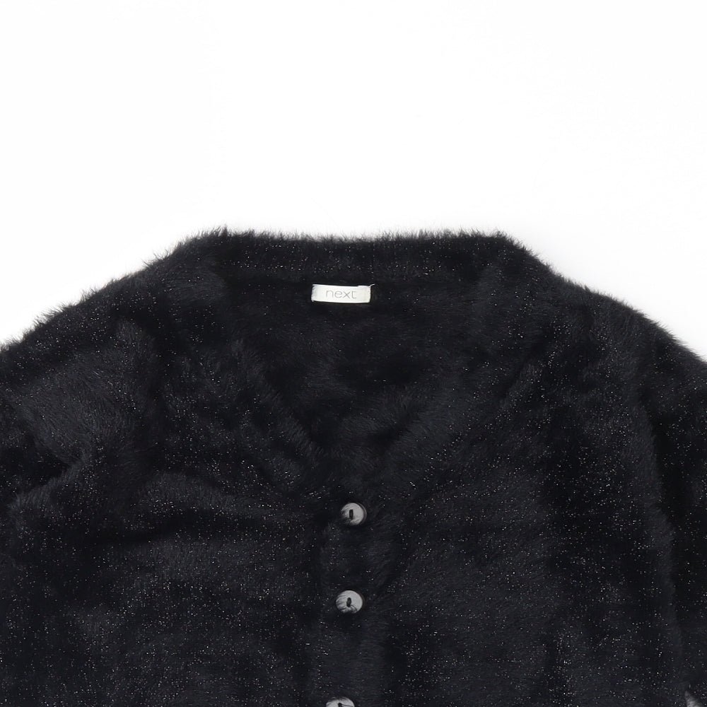 NEXT Girls Black   Cardigan Jumper Size 11 Years
