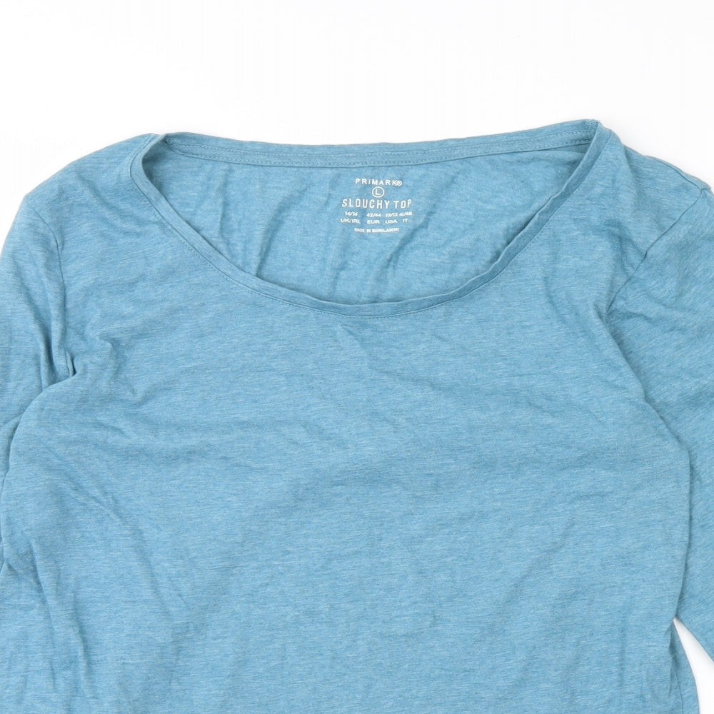 Primark Womens Blue   Basic T-Shirt Size L