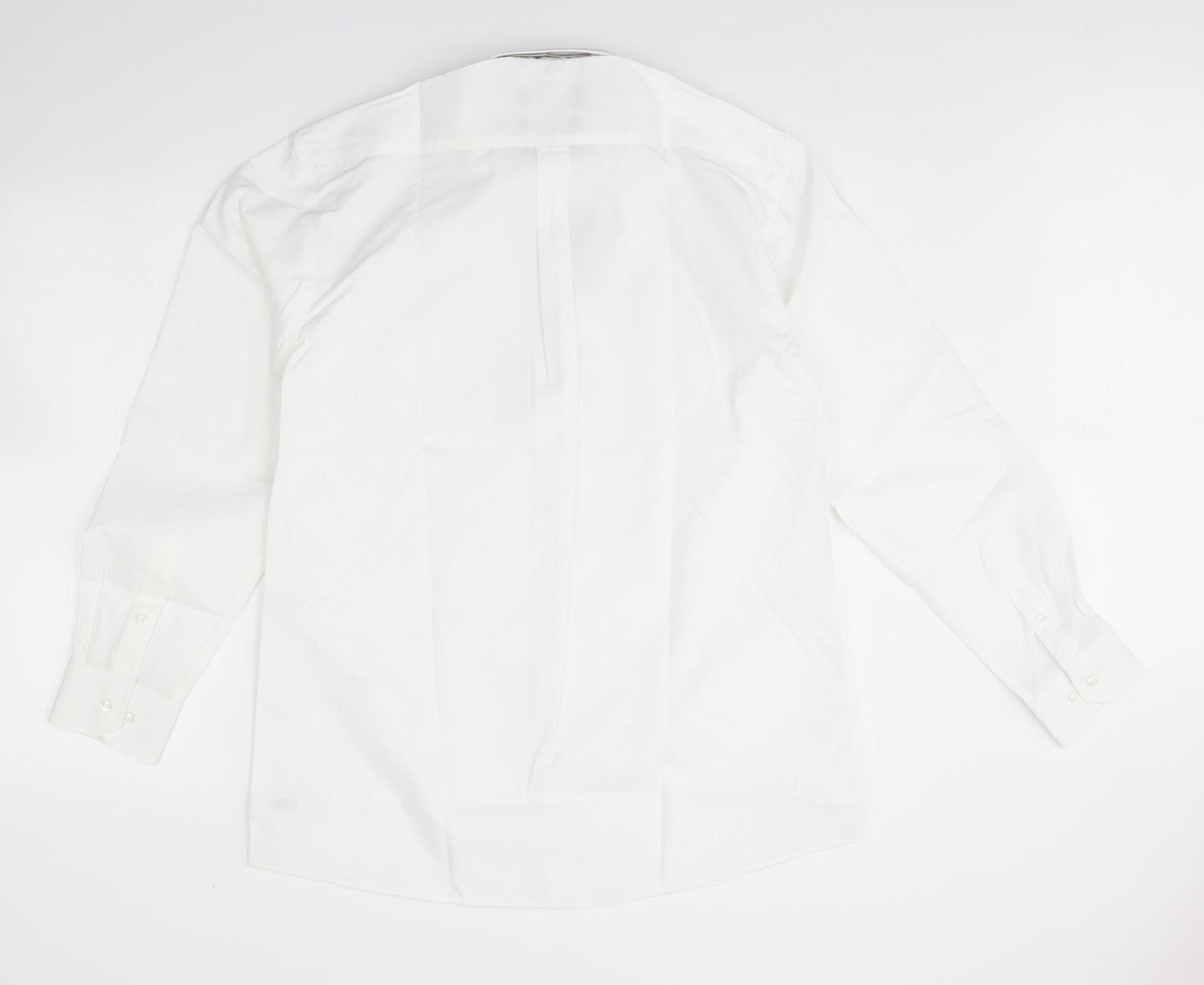 Double TWO Mens White    Dress Shirt Size 15