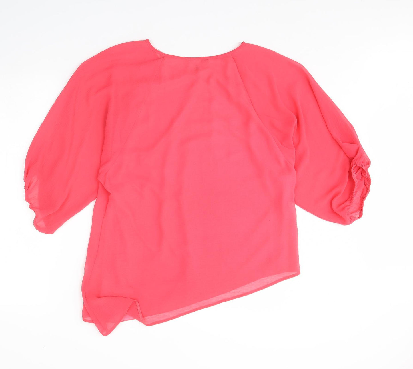 Simon Jefferey Womens Pink   Basic Blouse Size 10