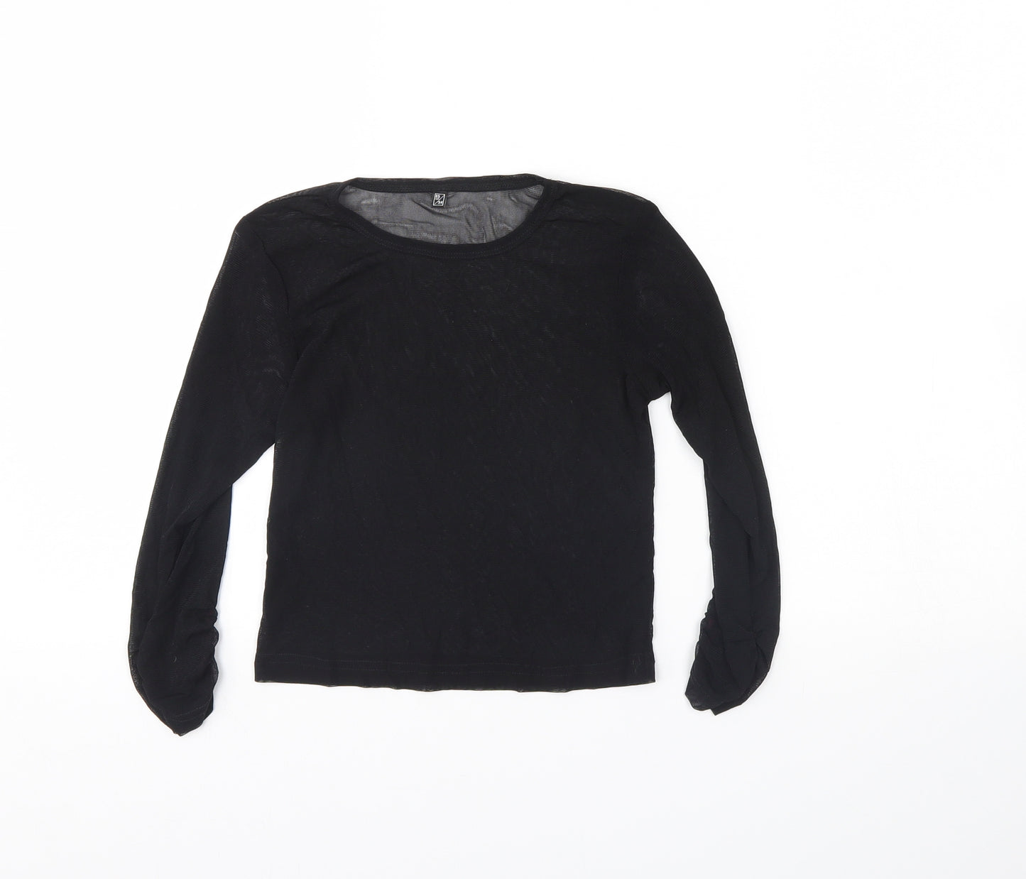 Preworn Womens Black   Basic Blouse Size 6