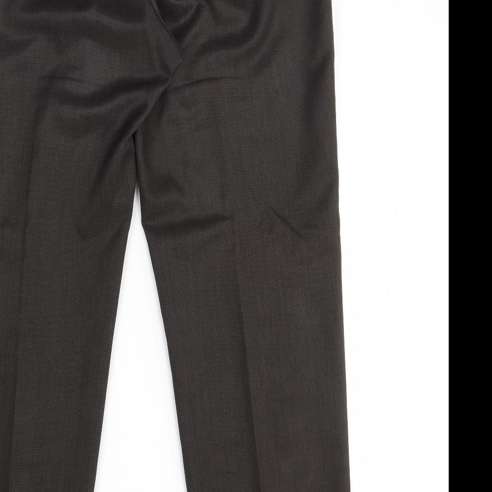 m&S Mens Brown   Trousers  Size 36 L32 in