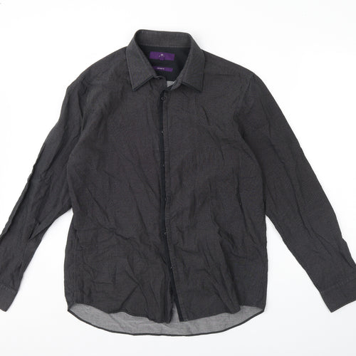 NEXT Mens Black    Dress Shirt Size 17